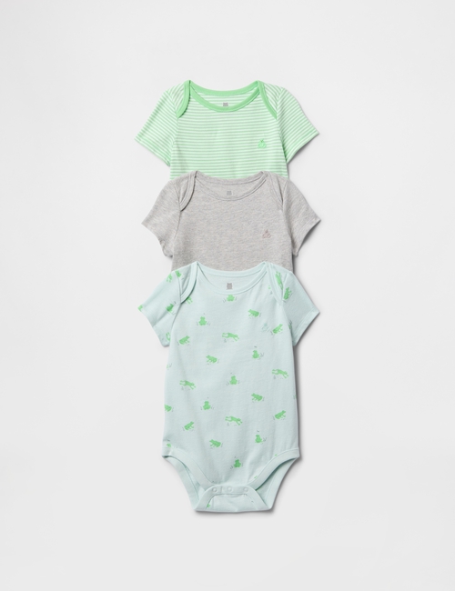 Baby First Favorites Organic Cotton Bodysuit (3-Pack)