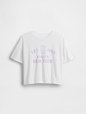 Kids Oversized Crop Logo T-Shirt