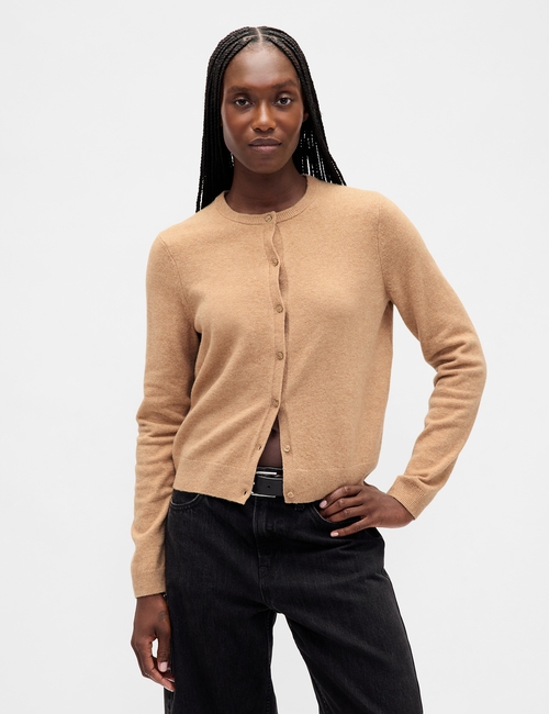 CASHSOFT CROPPED 90S CARDI
