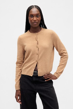 CASHSOFT CROPPED 90S CARDI