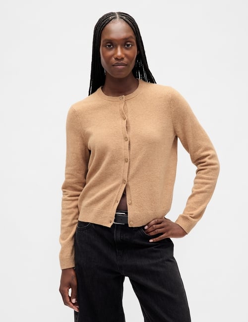 CASHSOFT CROPPED 90S CARDI