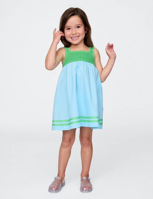 Baby & Toddler Crochet-Yoke Dress
