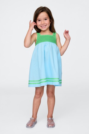 Baby & Toddler Crochet-Yoke Dress