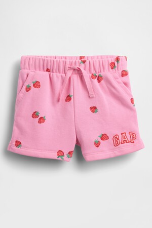 babyGap Logo Pull-On French Terry Shorts
