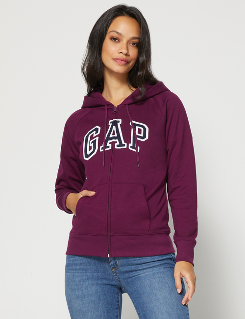 Gap Logo Zip Hoodie In Fleece