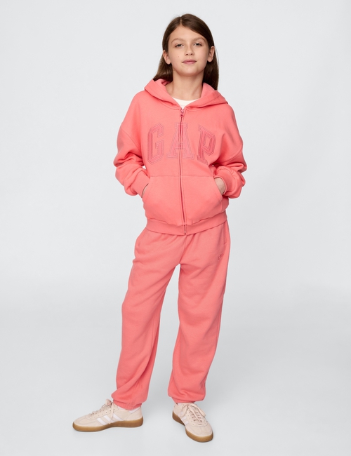 Kids VintageSoft Logo Zip Hoodie