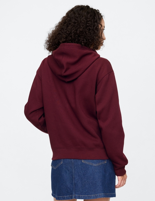 Relaxed Gap Logo Zip Hoodie
