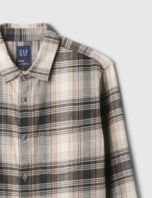 Organic Cotton Flannel Shirt