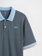 Kids Oversized Gap Logo Pique Polo Shirt
