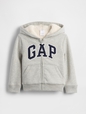 babyGap Logo Sherpa Zip Hoodie