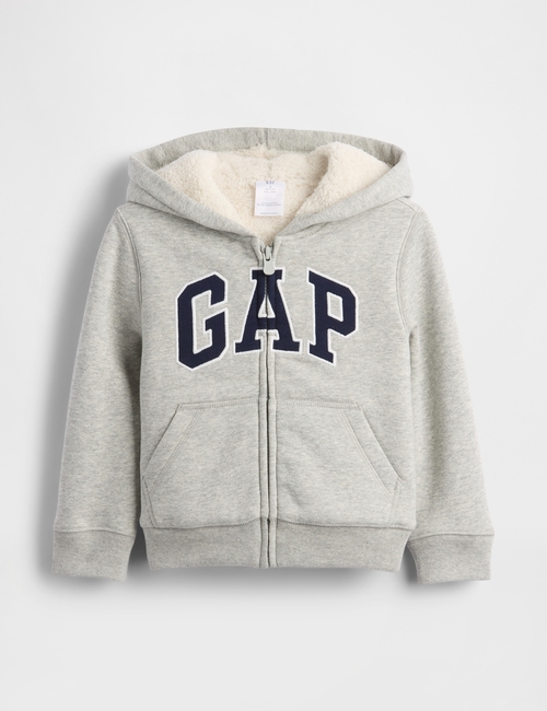 babyGap Logo Sherpa Zip Hoodie
