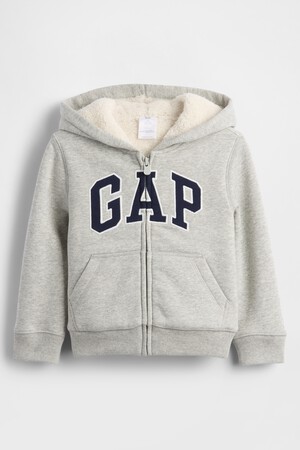 babyGap Logo Sherpa Zip Hoodie