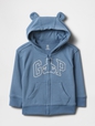 Baby Vintage Soft Bear Logo Zip Hoodie
