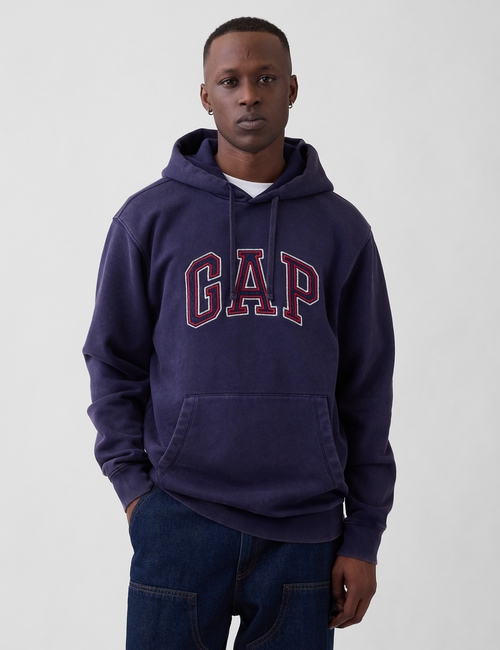 VintageSoft Relaxed Logo Hoodie