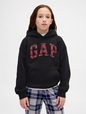 Kids VintageSoft Relaxed Plaid Logo Hoodie