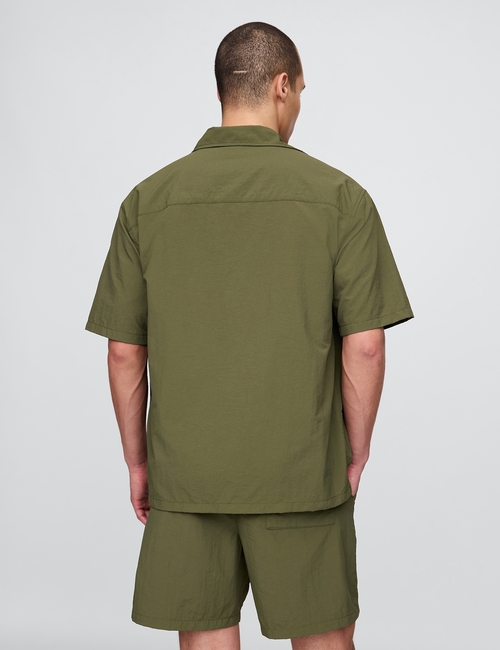 100% Recycled Relaxed Nylon Shirt