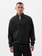 Relaxed Gap Logo Quarter-Zip Sweatshirt