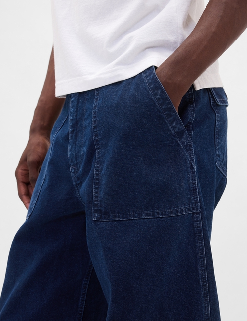Canvas Baggy Trouser Jeans