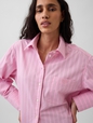 Organic Cotton Poplin Big Shirt