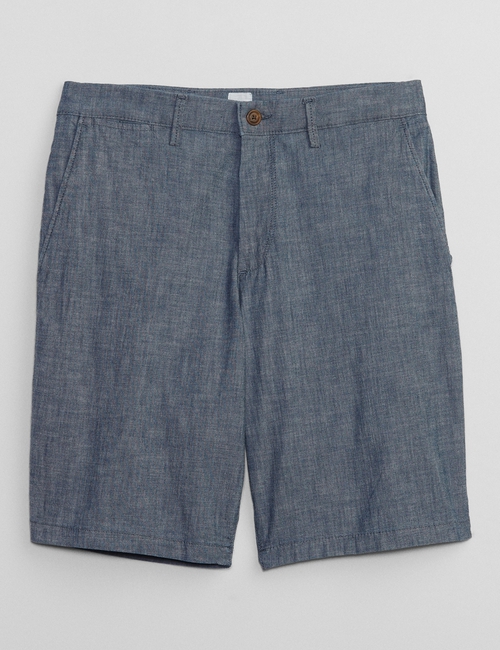 10" Essential Khaki Shorts with Washwell