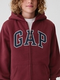 Kids Relaxed Gap Logo Sherpa Zip Hoodie