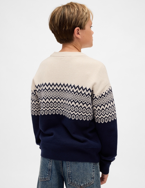 Kids CashSoft Relaxed Crewneck Sweater