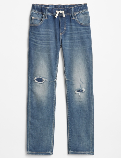 Kids Slim Pull-On Jeans with Stretch