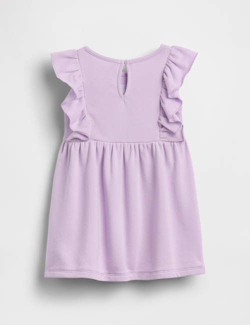 Baby & Toddler French Terry Ruffle Logo Dress
