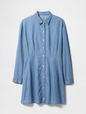 Denim Mini Shirtdress