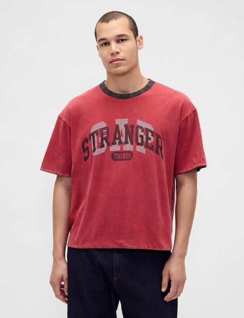 Stranger Things Adult Reversible Graphic T-Shirt