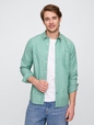 Stretch Poplin Shirt in Standard Fit