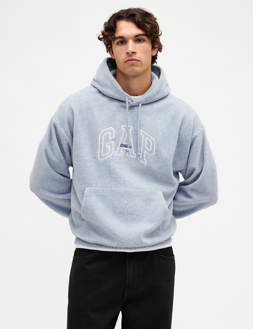 Oversized Athletic Logo Hoodie