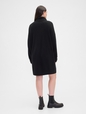 CashSoft Relaxed Turtleneck Sweater Mini Dress
