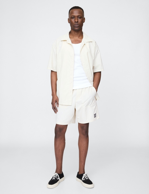 100% Recycled Pull-On Nylon Shorts