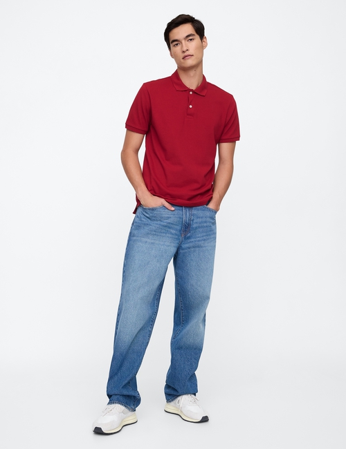 Stretch Pique Polo Shirt