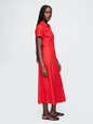 Linen-Blend Maxi Shirtdress