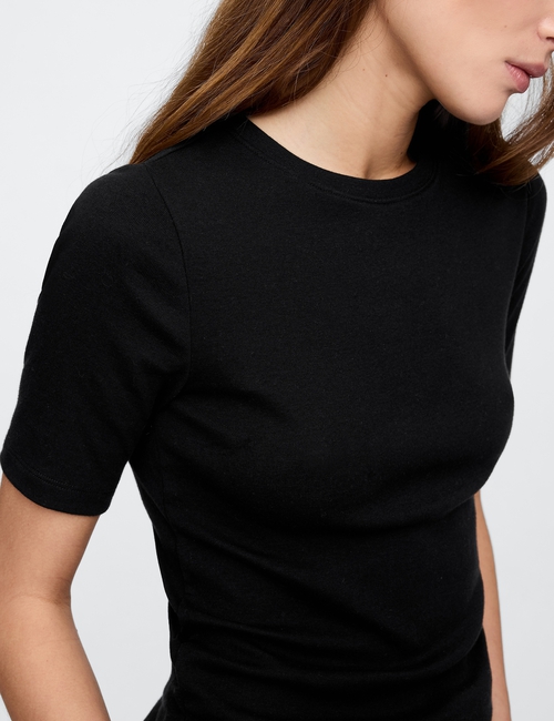 Favorite Ribbed Crewneck T-Shirt