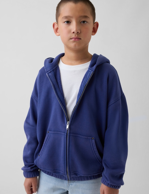 Kids VintageSoft Relaxed Zip Hoodie
