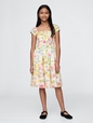 Kids Smocked Floral Midi Dress