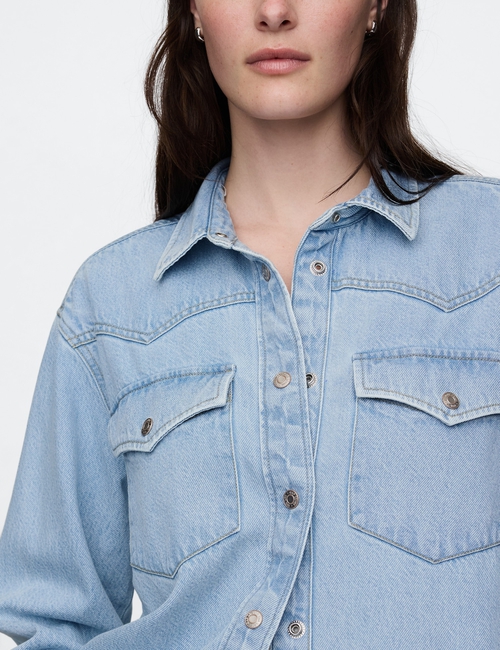 UltraSoft Western Shirt Jacket