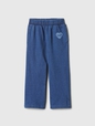 babyGap Vintage Soft Logo Wide-Leg Sweatpants