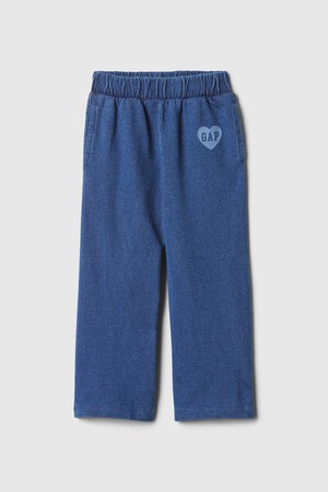 babyGap Logo Wide-Leg Sweatpants