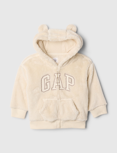 Baby Faux Fur Full-Zip Hoodie