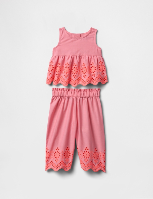 Baby & Toddler Eyelet Outfit Set