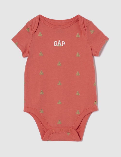 Baby Brannan Bear Americana Logo Bodysuit