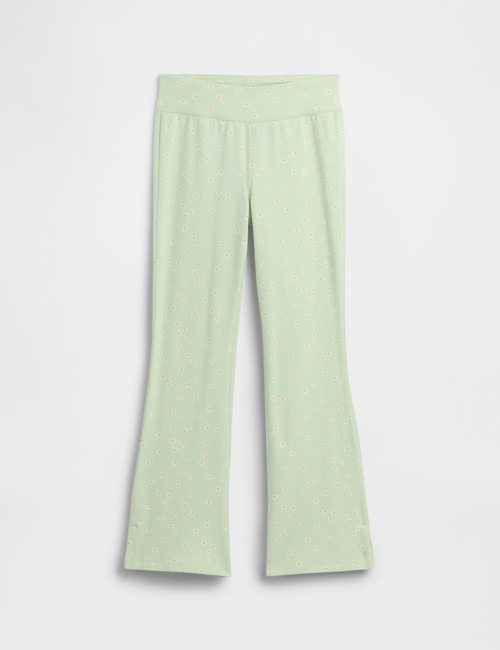 Kids Pull-On Stretch Jersey Flare Leggings
