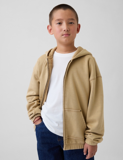 Kids VintageSoft Relaxed Zip Hoodie