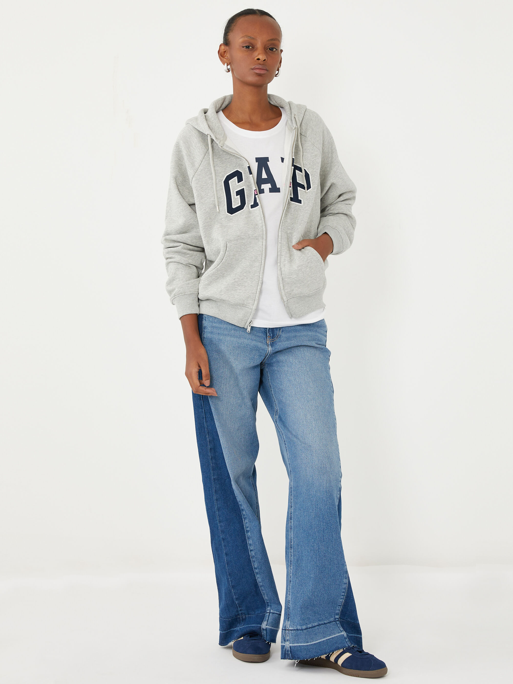 Shop Vintage Soft Zip Hoodie for GAP Kuwait