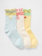 Baby & Toddler Ruffled Crew Socks (3-Pack)