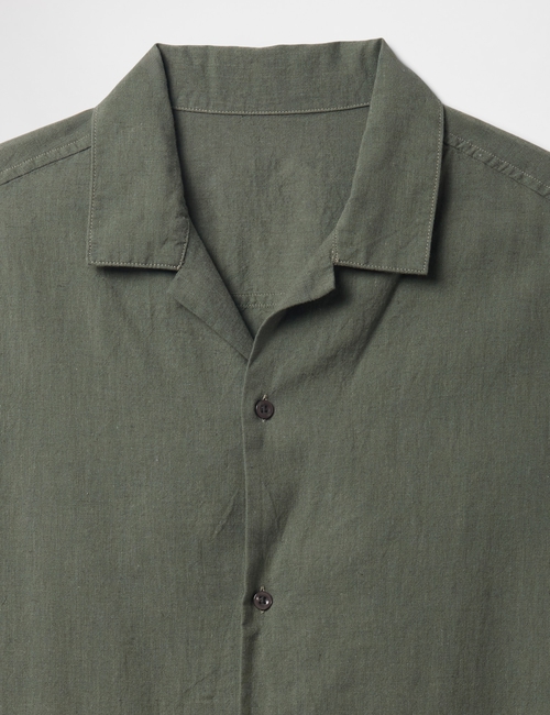 Linen-Blend Vacay Shirt in Standard Fit
